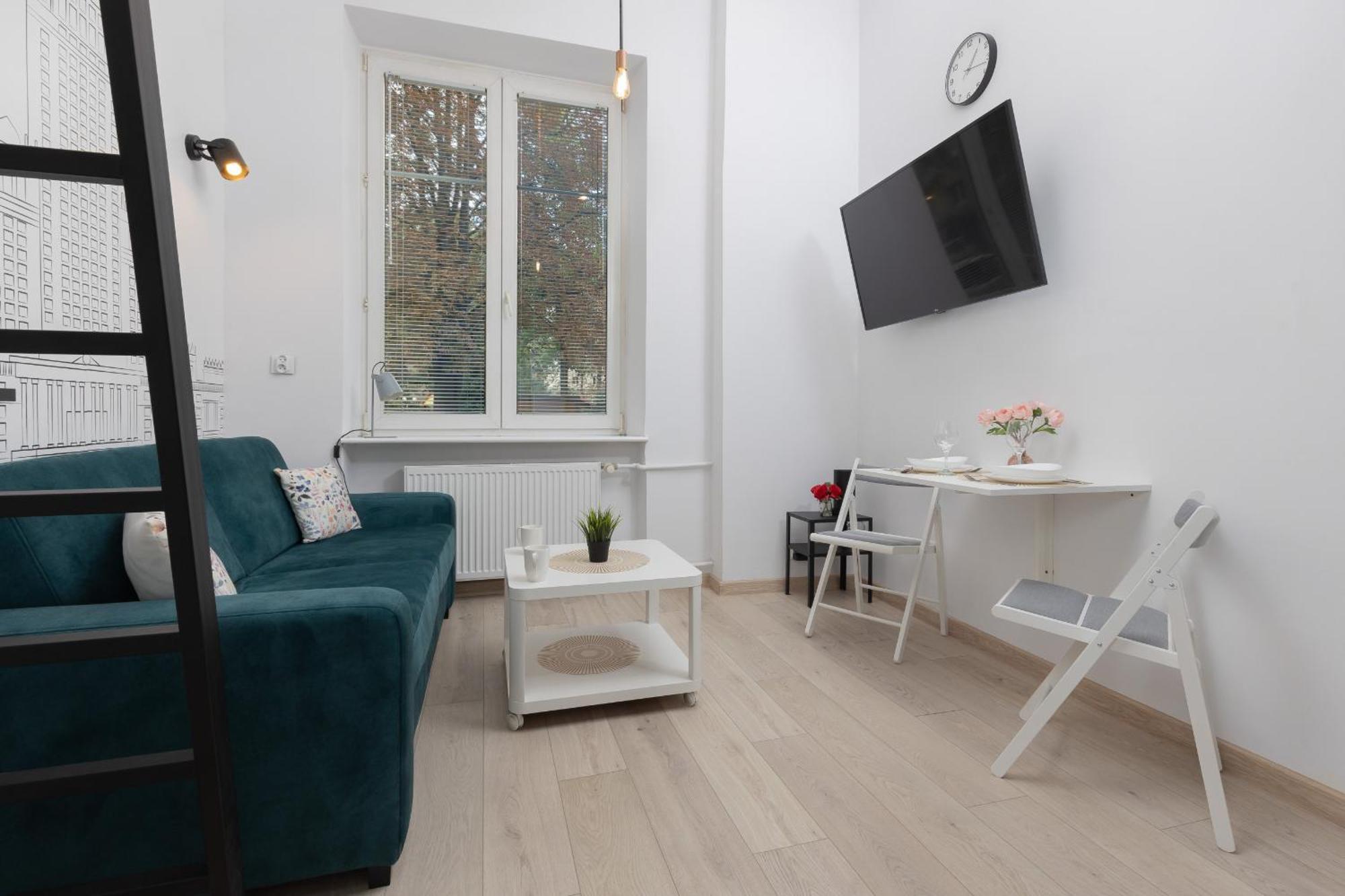 Aleja Wyzwolenia Studio with Mezzanine Warsaw Downtown by Noclegi Renters Buitenkant foto